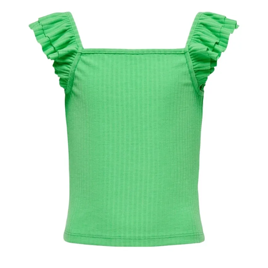 Camisetas sin mangas Only kids Kognella S L Frill Strap Top Jrs