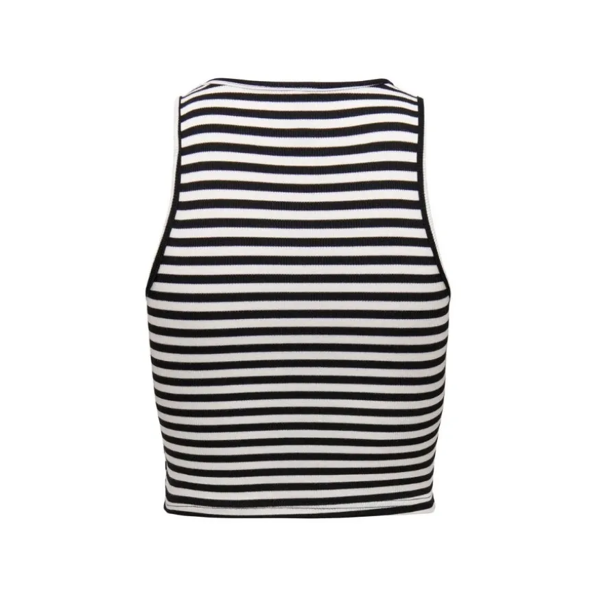 Camisetas sin mangas Only Onlbelia S L Crop Top Jrs Noos