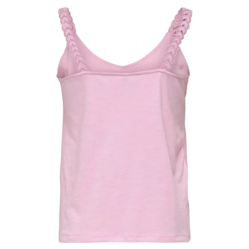 Camisetas sin mangas Only Onltilde S L Lace Mix Top Cs Jrs
