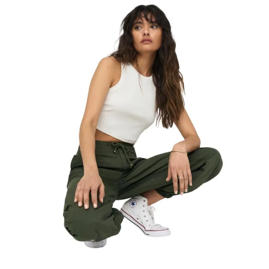 Camisetas sin mangas Only Onlvilma S L Cropped Tank Top Jrs Noos