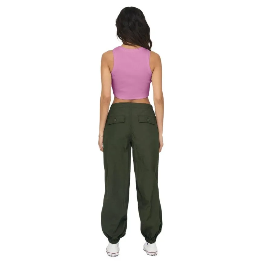 Camisetas sin mangas Only Onlvilma S L Cropped Tank Top Jrs Noos