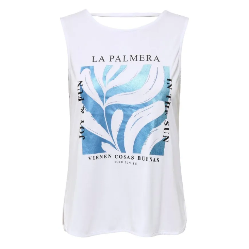 Camisetas sin mangas Only Onlfree Life S L Art Top Box