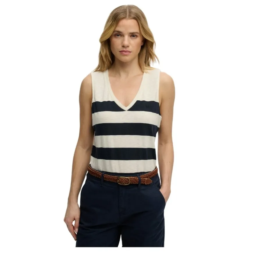 Camisetas sin mangas Superdry Studios Vee Neck Vest