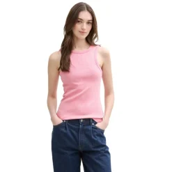 Camisetas sin mangas Tom tailor Racerback Rib Top