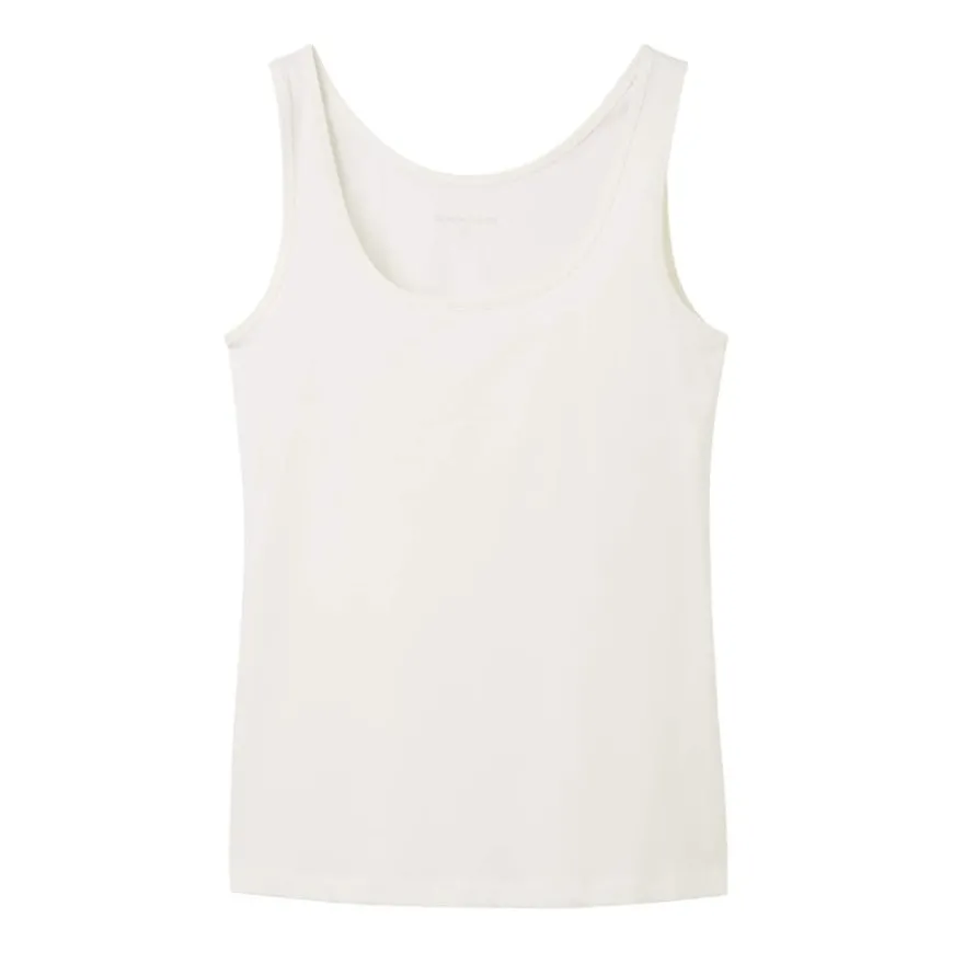 Camisetas sin mangas Tom tailor T-Shirt Top Wide Crew