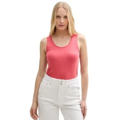 Camisetas sin mangas Tom tailor T-Shirt Top Crew Neck