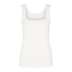 Camisetas sin mangas Tom tailor Top Carrâ© Neck, Whisper White, L