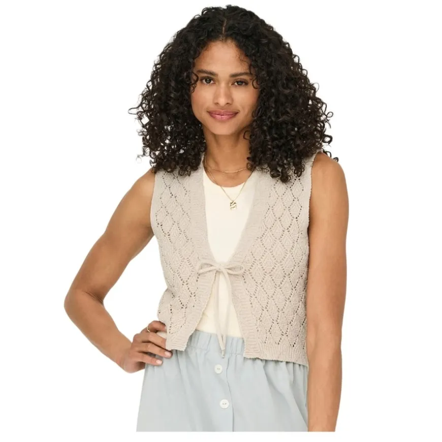 Chalecos Only Onlchili S L String Vest Knt Noos