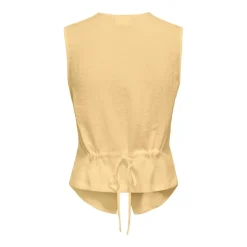 Chalecos Only Onlita S L Linen Look Waistcoat Tlr