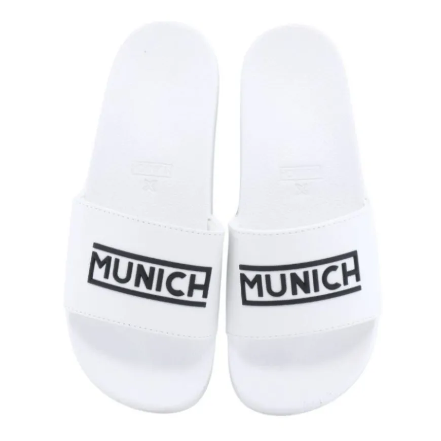Chanclas Munich Flat Slider 3D Logo