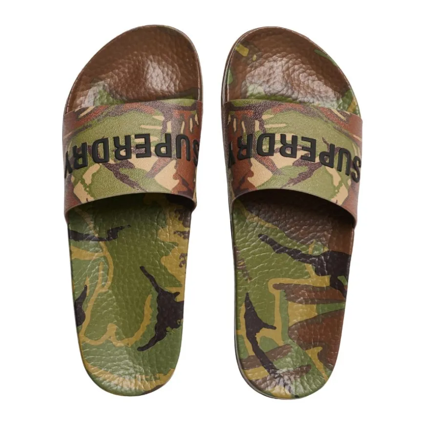 Chanclas Superdry Camo Print Pool Slide