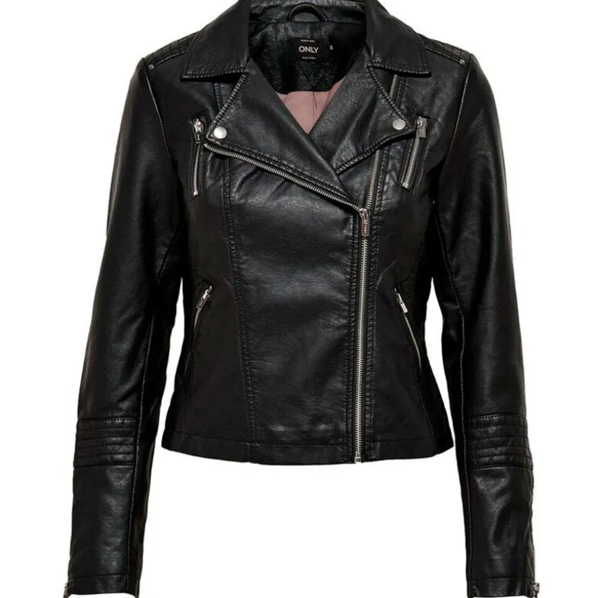 Chaquetas Only Onlgemma Faux Leather Biker Otw Noos