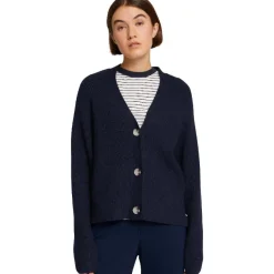 Chaquetas Tom tailor v-neck cardigan, Sky Captain Blue, L