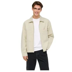 Chaquetas Only & sons Onscassel Pim Ecru 5559 Dnm Jacket Noos