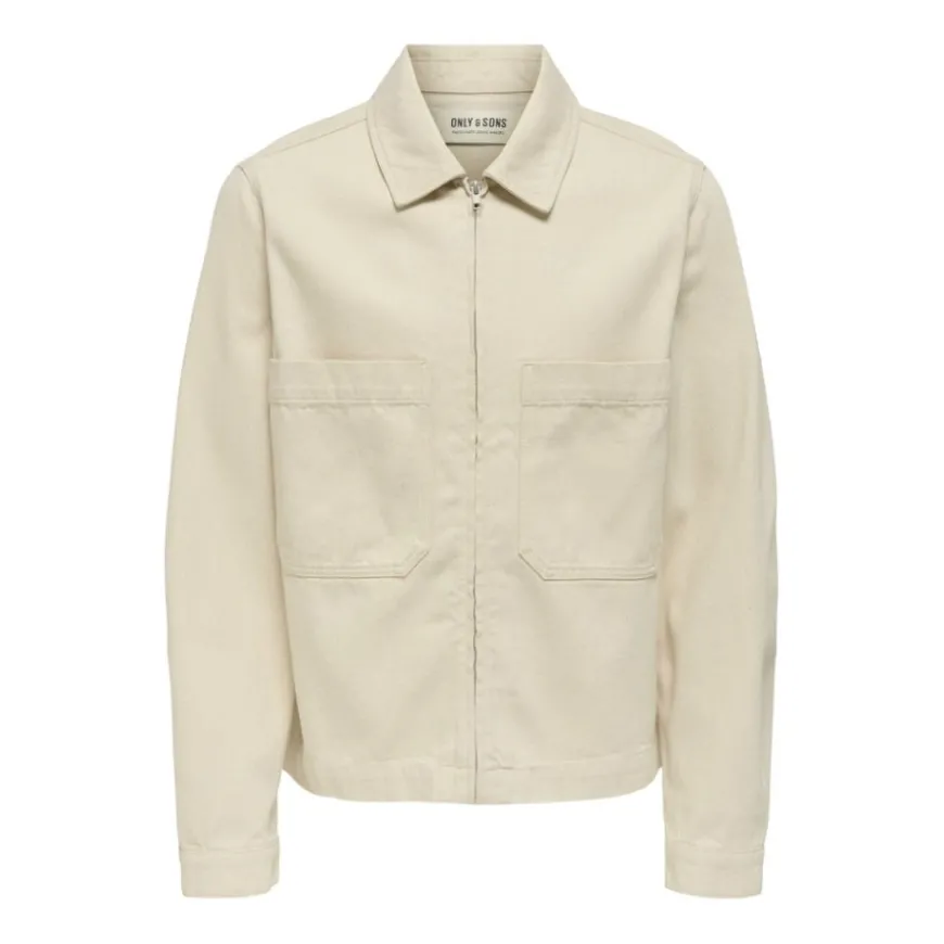 Chaquetas Only & sons Onscassel Pim Ecru 5559 Dnm Jacket Noos