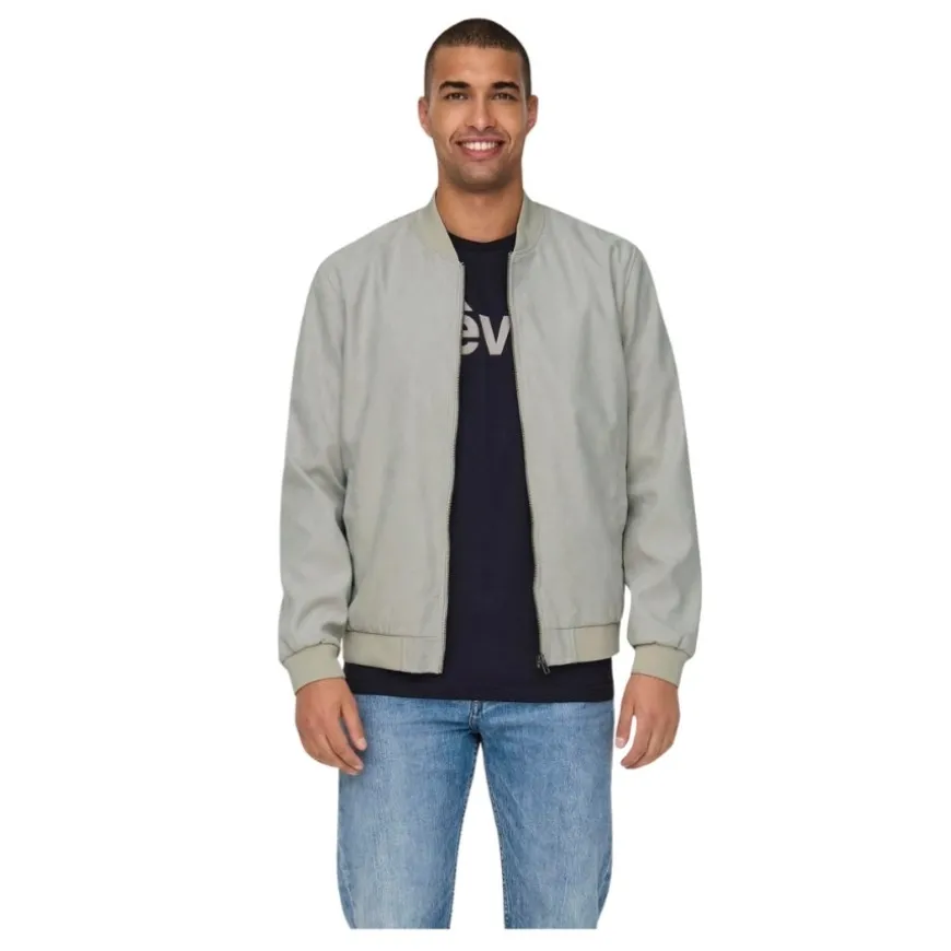 Chaquetas Only & sons Onslucas Fake Suede Bomber Otw