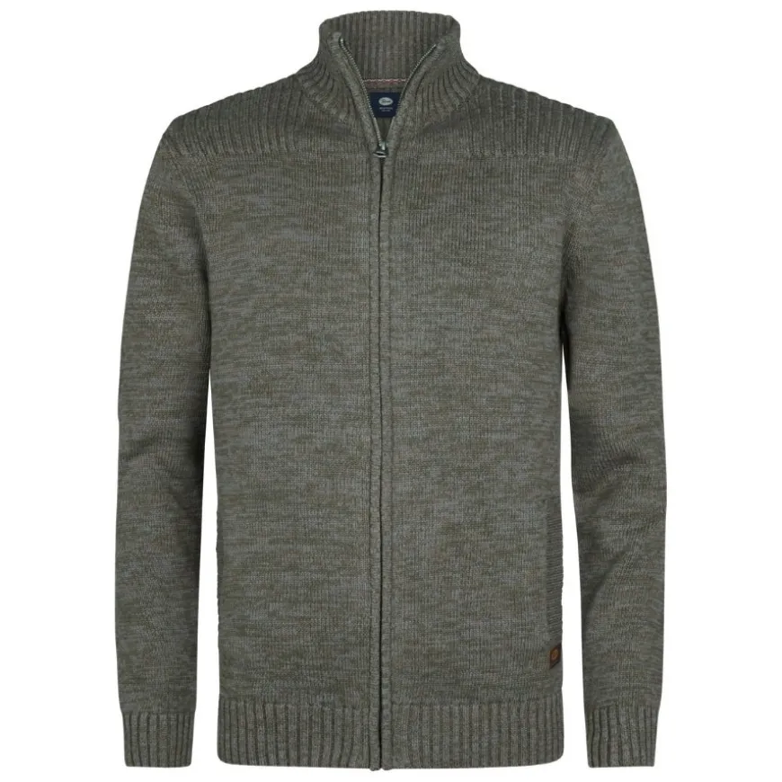 Chaquetas Petrol Men Knitwear Collar Cardigan