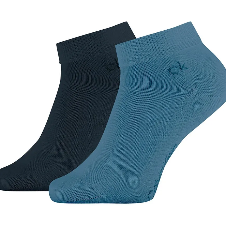 Ck Men Quarter 2P Casual Flat Knit Cotton Simon