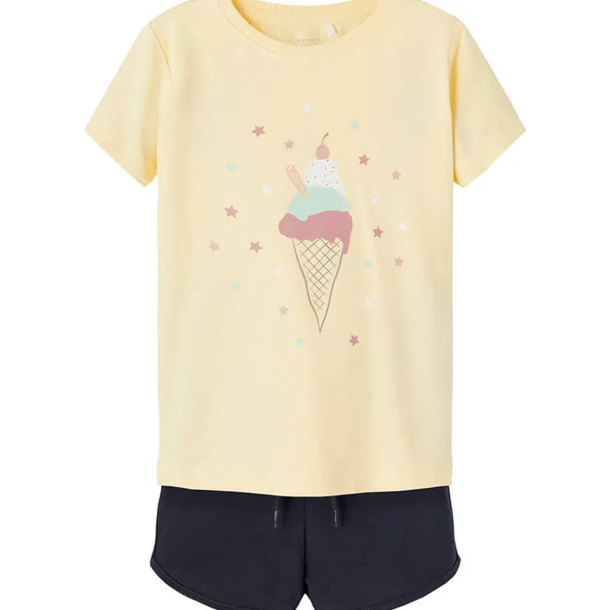 Conjuntos Name-it Nmfjolean Ss Shorts Set Camp
