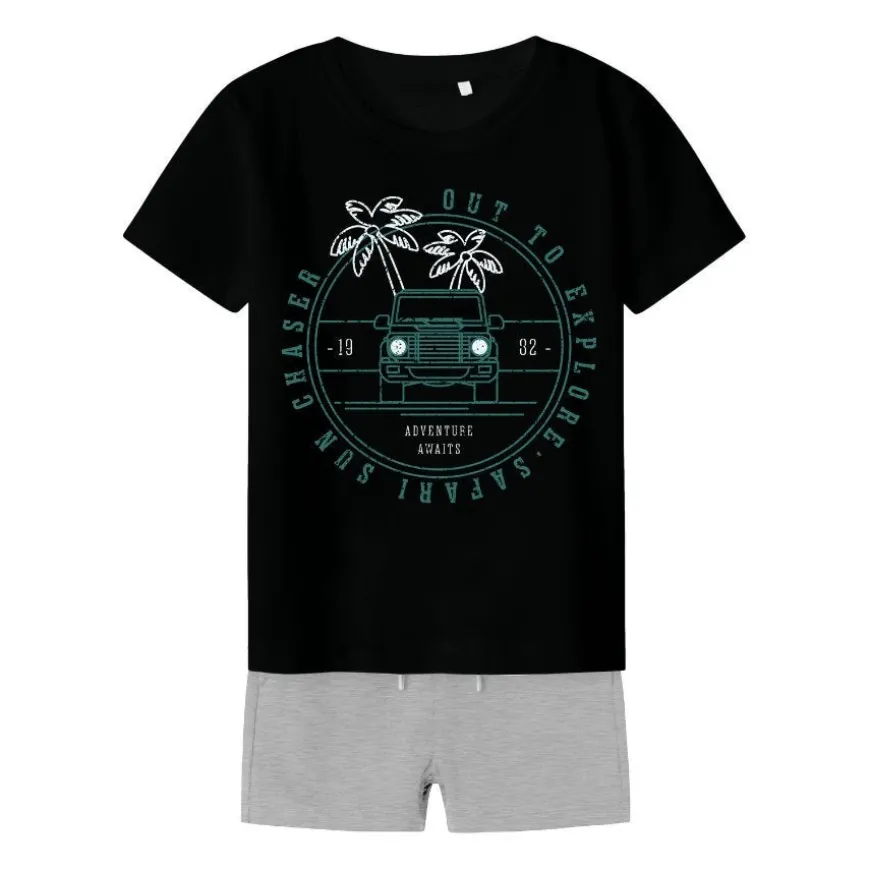 Conjuntos Name-it Nmmjaspen Ss Shorts Set Pb