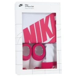 Conjuntos Nike kids Futura Logo Ls Hat Bodysuit Bootie 3Pc