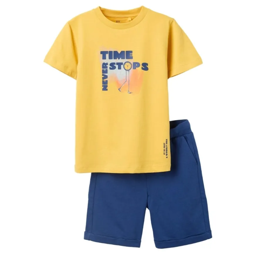 Conjuntos Zippy SET TSHIRT SHORT, DARK YELLOW, 11 12