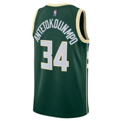 Equipaciones oficiales básquet Nike Milwaukee Bucks ANTETOKOUNMPO Giannis