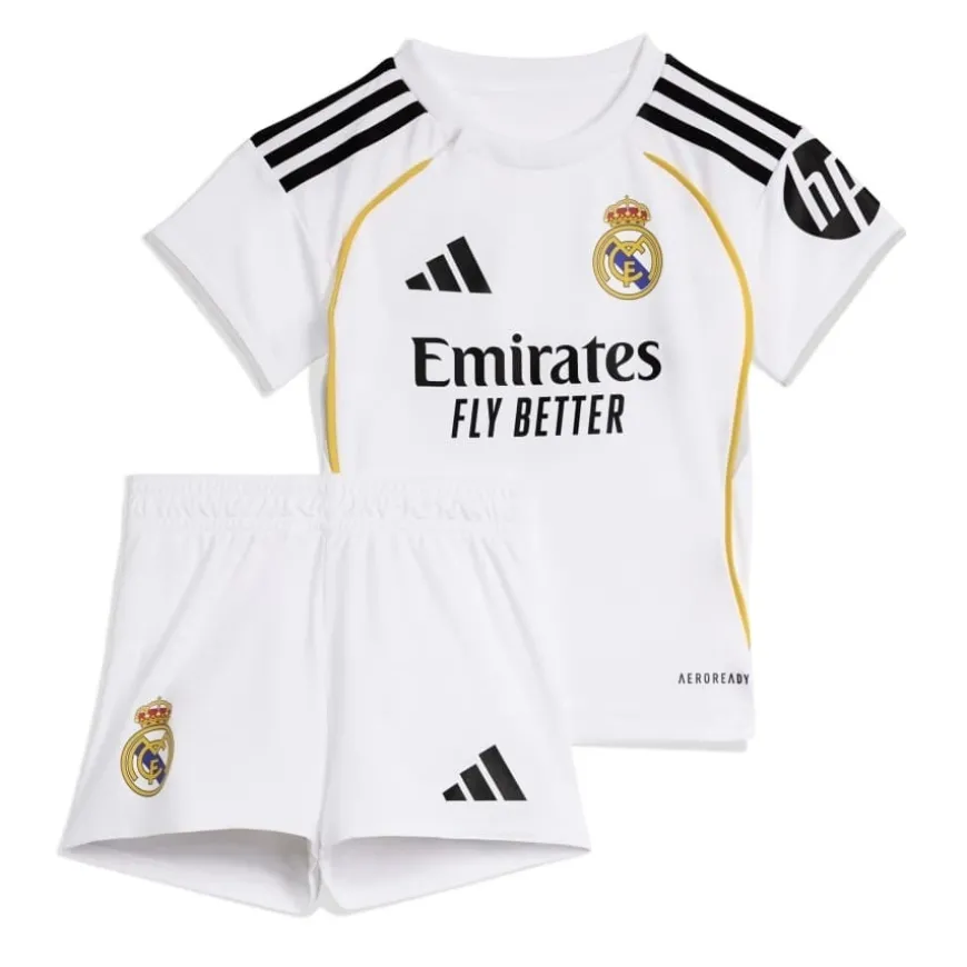 Equipaciones oficiales fútbol Adidas Real H Baby
