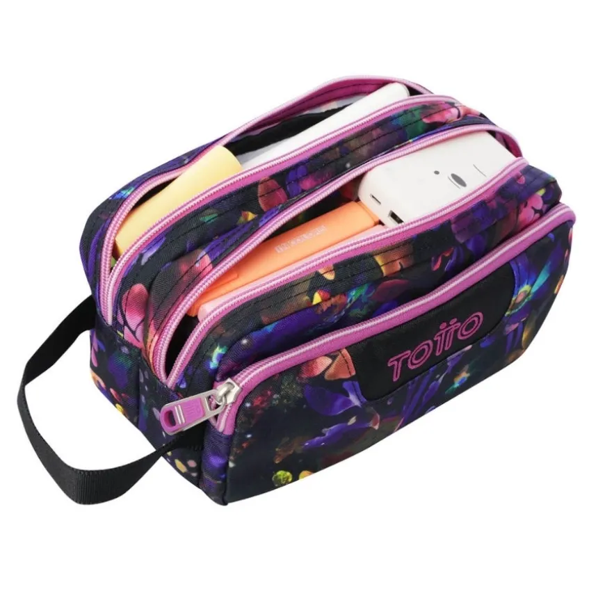Estuches Totto Agapec 3 compart. 23x11.5x10.5