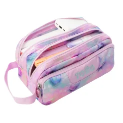 Estuches Totto Agapec Glitter 3 compart. 23x11,5x10,5