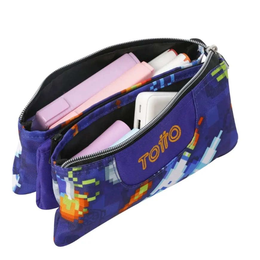 Estuches Totto Tablero 3 compart. 22x11x3.5