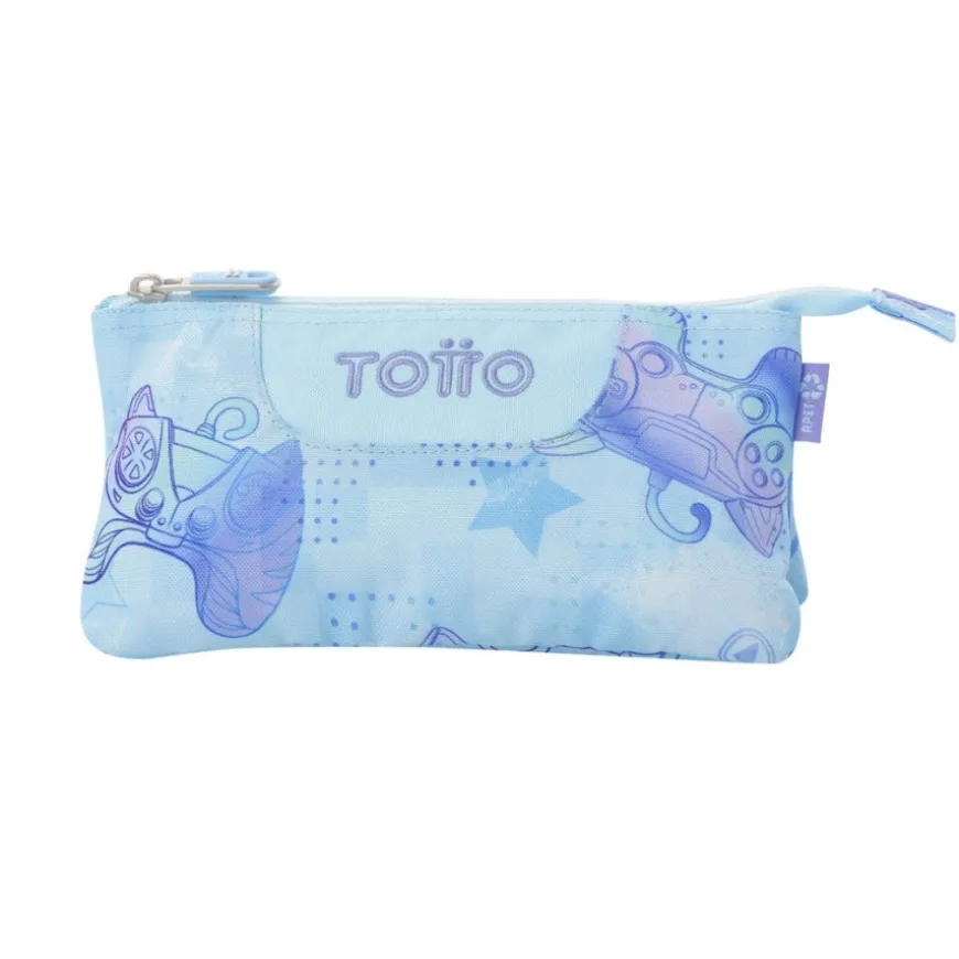 Estuches Totto Tablero 3 compart. 22x11x3.5