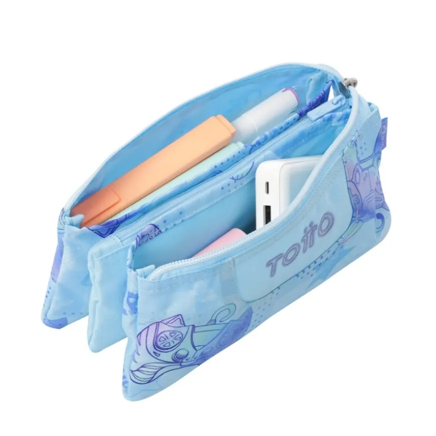 Estuches Totto Tablero 3 compart. 22x11x3.5