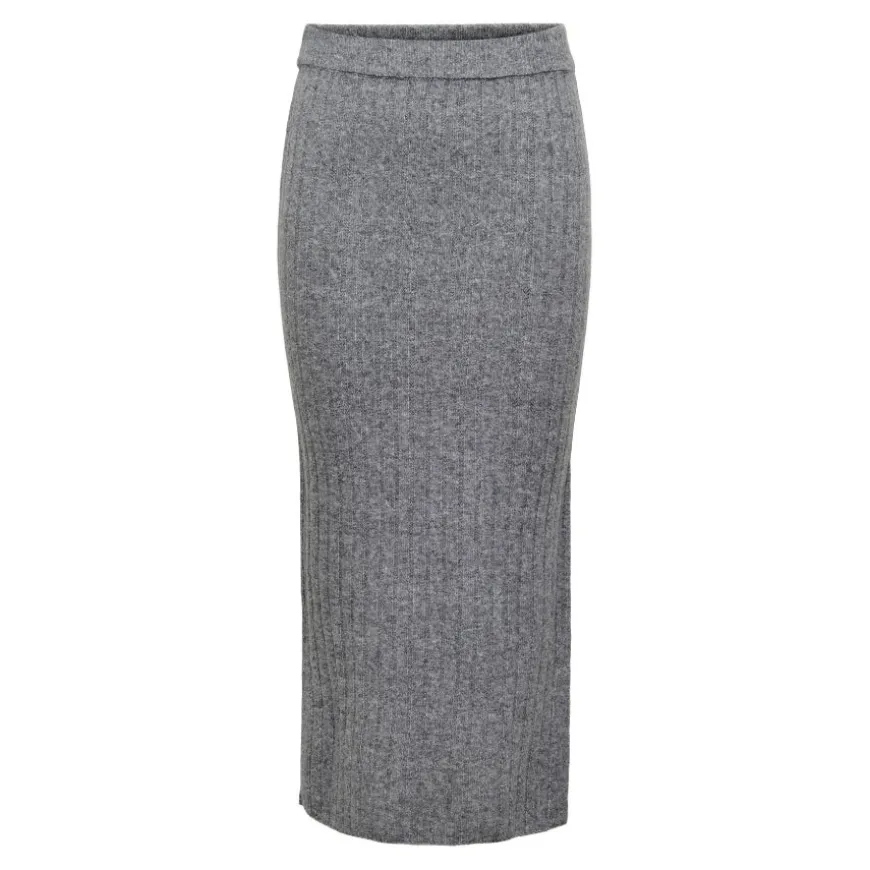 Faldas Only Onljeanett Life Rib Long Skirt Cc Knt