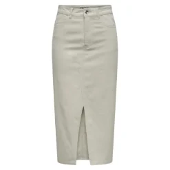 Faldas Only Onllola Hw Long Slit Skirt Cc Pnt
