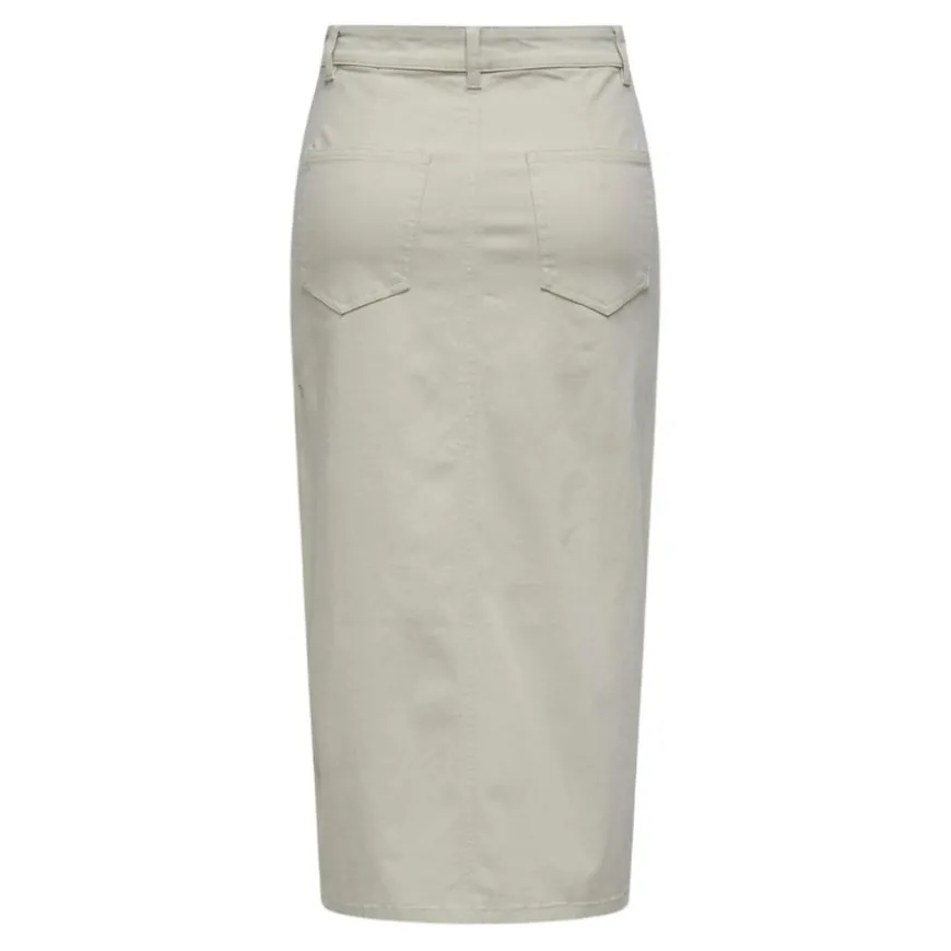 Faldas Only Onllola Hw Long Slit Skirt Cc Pnt