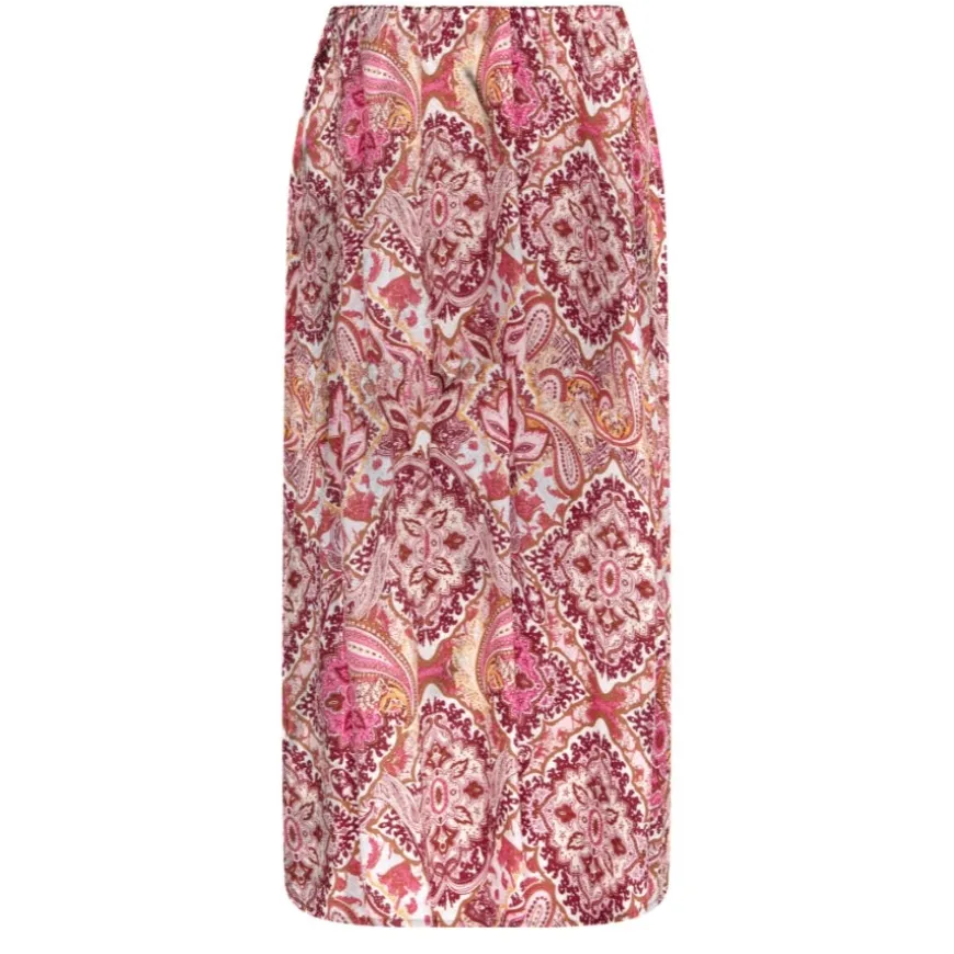 Faldas Only Onlnova Life Vis Lamar Slit Skirt Aop