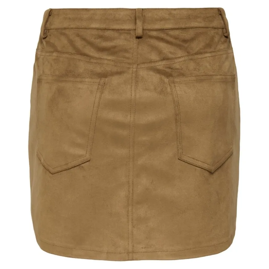 Faldas Only Onltulip Life Faux Suede Skirt Otw