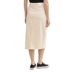 Faldas Tom tailor Midi Undyed Denim Skirt