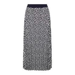 Faldas Tom tailor skirt jersey, navy geometric design, 34