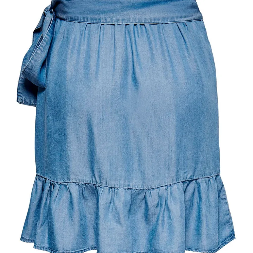 Faldas Only Onlsofia Wrap Knee Dnm Skirt