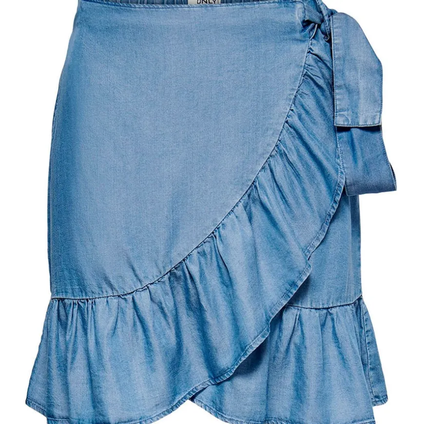 Faldas Only Onlsofia Wrap Knee Dnm Skirt