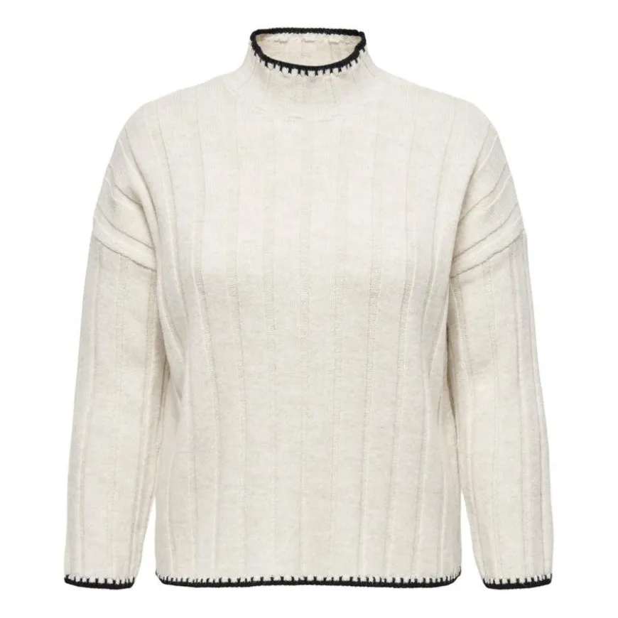 Jerseys Carmakoma Carchick Stitch Ls Highneck Pull Knt