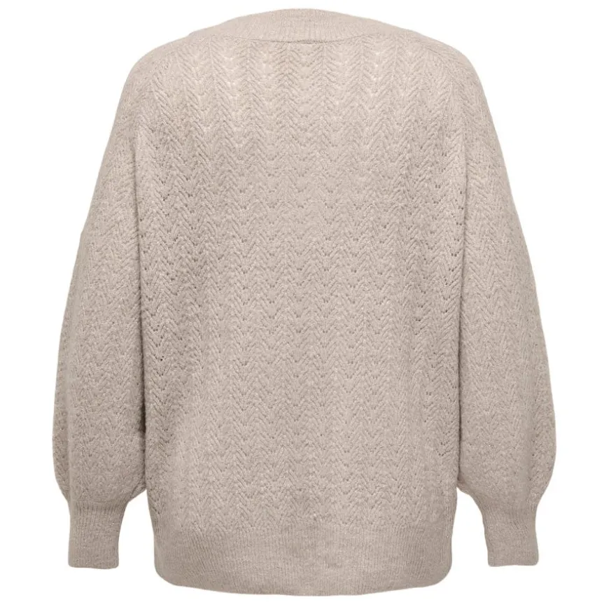 Jerseys Carmakoma Carlucilla Ls Glitter V-Neck Knt