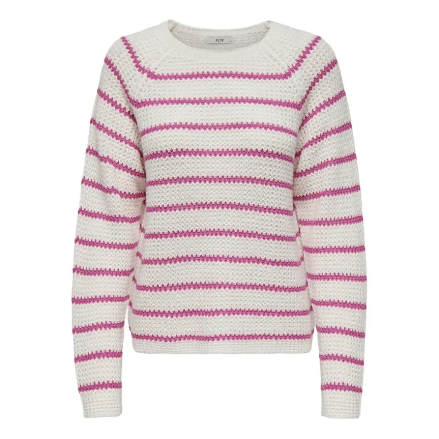 Jerseys Jdy Jdyellen L S Oneck Ragla Stripe Pull Knt