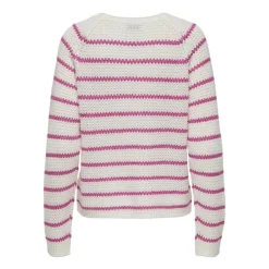 Jerseys Jdy Jdyellen L S Oneck Ragla Stripe Pull Knt