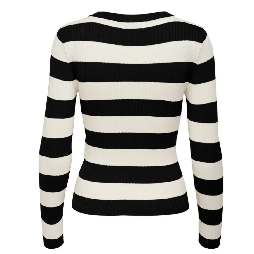 Jerseys Jdy Jdyplum L S O-Neck Stripe Pullover Knt