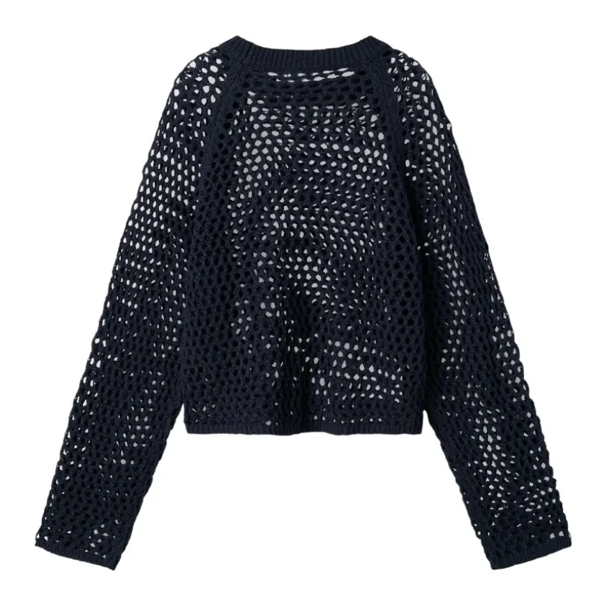 Jerseys Name-it Nkffatrine Ls Short Boxy Knit