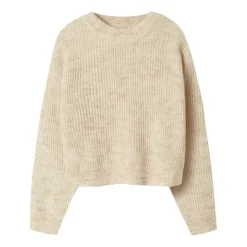 Jerseys Name-it Nkfholly Ls Boxy Short Knit Noos