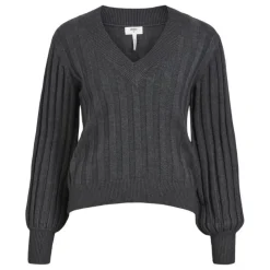 Jerseys Object Objalice L S V-Neck Knit Pullover Noos